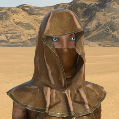 Image of Fremen girl fron Dune