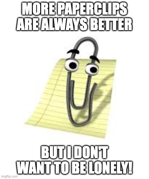 Clippy making a joke